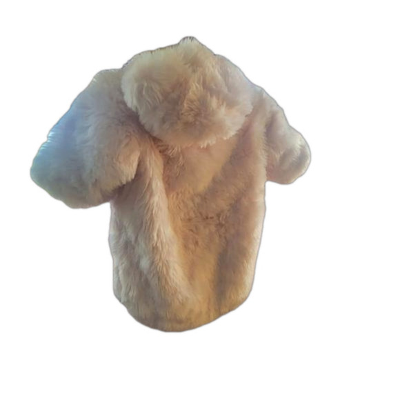 NWT London & Cole Pom-Pom Luxe Pink Faux Fur Bunting Suit Sack Size 0-6 Months - Picture 8 of 16